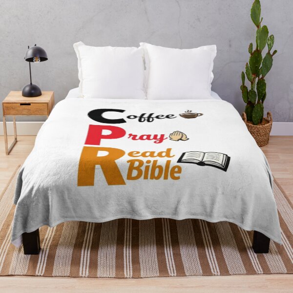 Item preview, CPR - Daily Spiritual Routine for Survival - Muticolor Text designed and sold by WinnifredH.