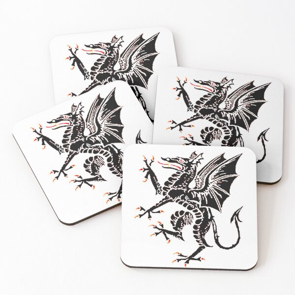 Item preview, Black Heraldic Dragon designed and sold by Murph's Images.