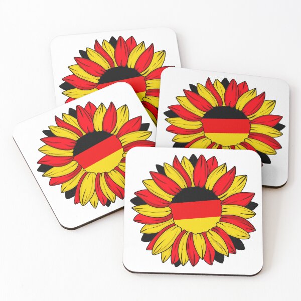 Item preview, Sunflower with DE flag designed and sold by di-Vera-Rosati.