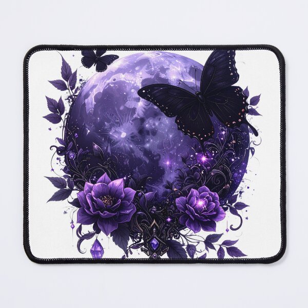 Item preview, Gothic Purple Moon Butterfly designed and sold by RedVista.