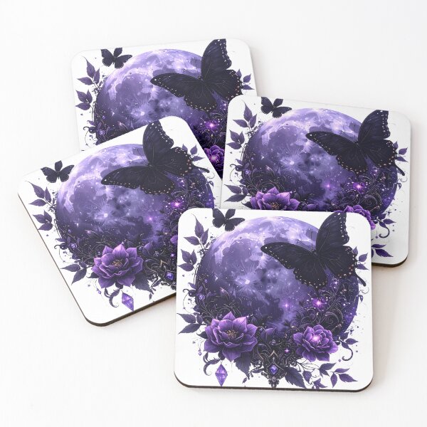 Item preview, Gothic Purple Moon Butterfly designed and sold by RedVista.