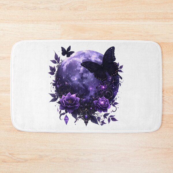 Item preview, Gothic Purple Moon Butterfly designed and sold by RedVista.