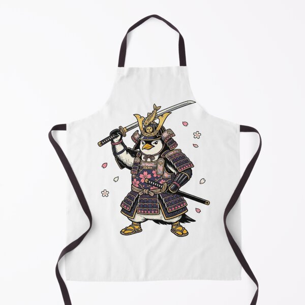 Item preview, Samurai Penguin Warrior - Japanese Ukiyo-e Style designed and sold by Everdreeam.