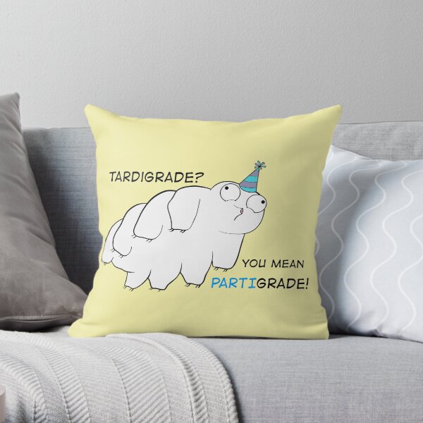 Partigrade Tardigrade Throw Pillow