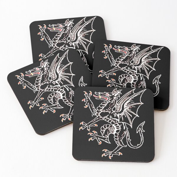 Item preview, Black on Black Dragon Rampant designed and sold by Murph's Images.