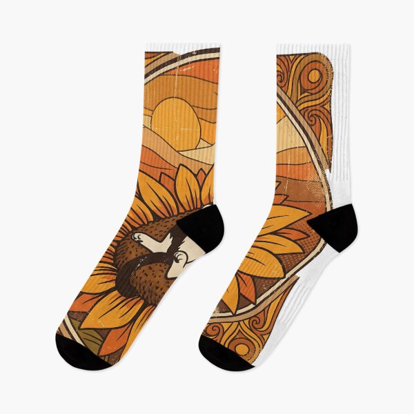 Item preview, Retro 70s Cool Tuxedo Cat Chilling on Sunflower designed and sold by The Grumpy Pet Club.