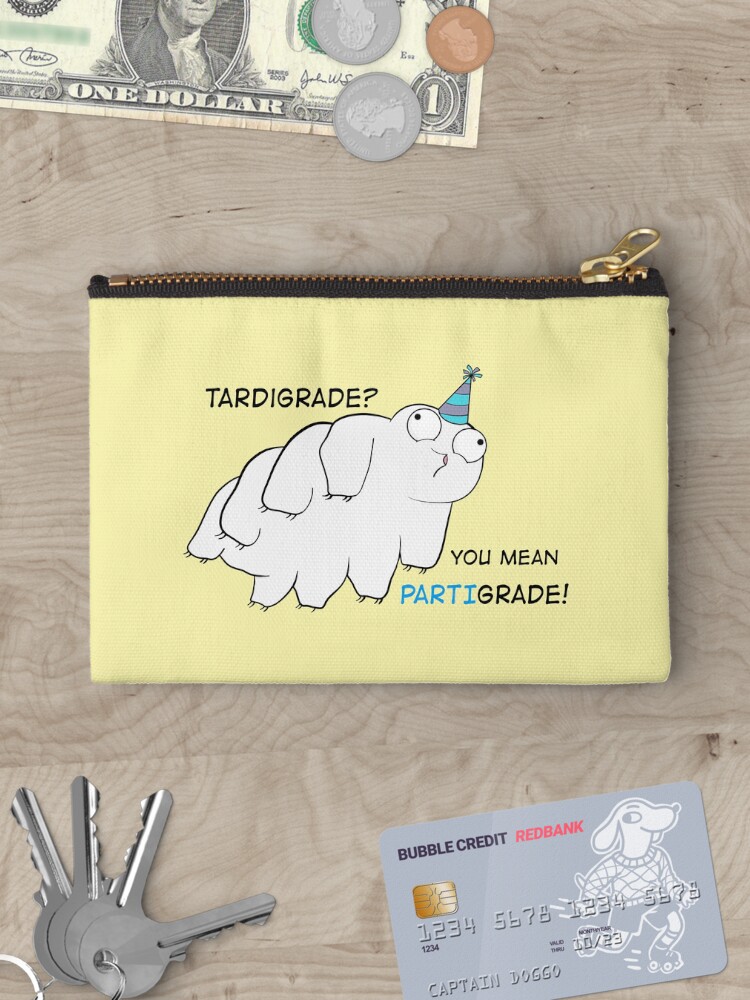 Thumbnail 3 of 4, Zipper Pouch, Partigrade Tardigrade designed and sold by amoebasisters.