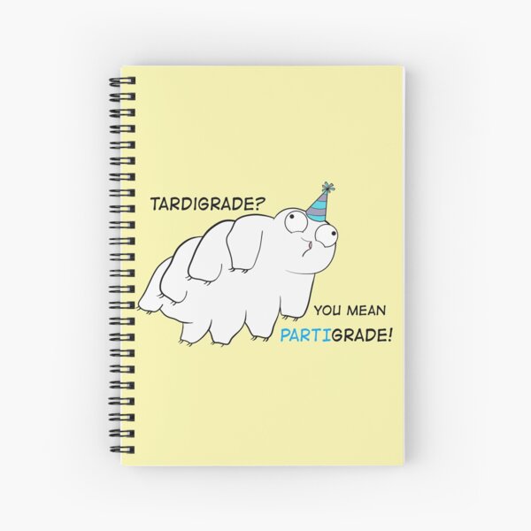 Partigrade Tardigrade Spiral Notebook