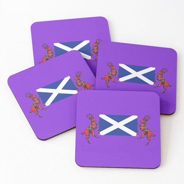 Item preview, Tartan Stags and Saltire designed and sold by Murph's Images.