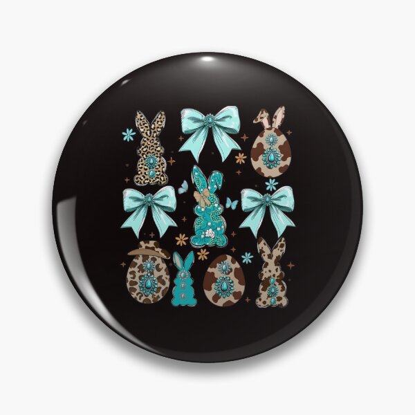 Item preview, Cowgirl Easter Bunny, Western Easter, Western Easter Bunny, Coquette Cowgirl Easter, Country Easter, Cowhide Eggs designed and sold by DesignDenDo ⭐⭐⭐⭐⭐.