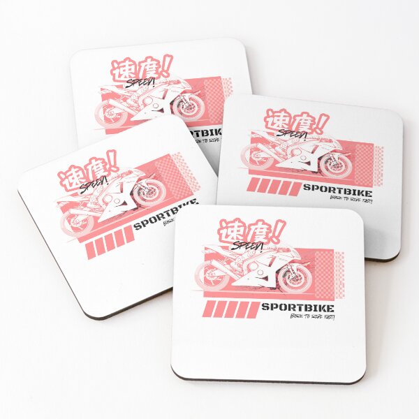 Item preview, Japanese Pink Sportbike Graphic designed and sold by TorqueTheoryLab.
