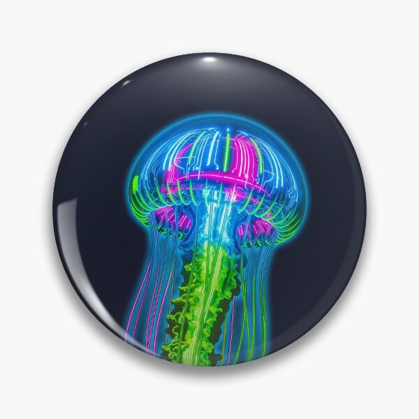 Item preview, Cybernetic Jellyfish Nexus - Deep Data Current Art designed and sold by powersunlight.