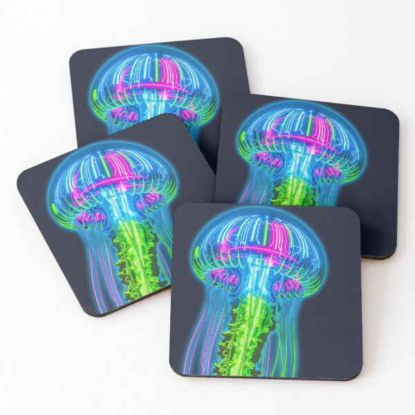 Item preview, Cybernetic Jellyfish Nexus - Deep Data Current Art designed and sold by powersunlight.