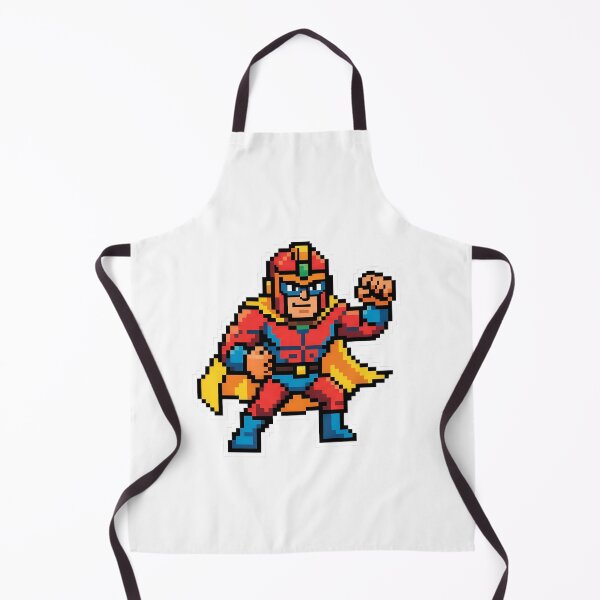 Item preview, Retro Pixel Power Arcade Hero designed and sold by Brasuca's Art.