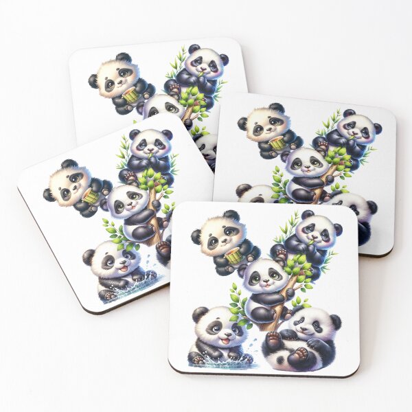 Artikelvorschau, Bamboo Babies – Niedliche Panda-Truppe entworfen und verkauft von Szpaku desart .