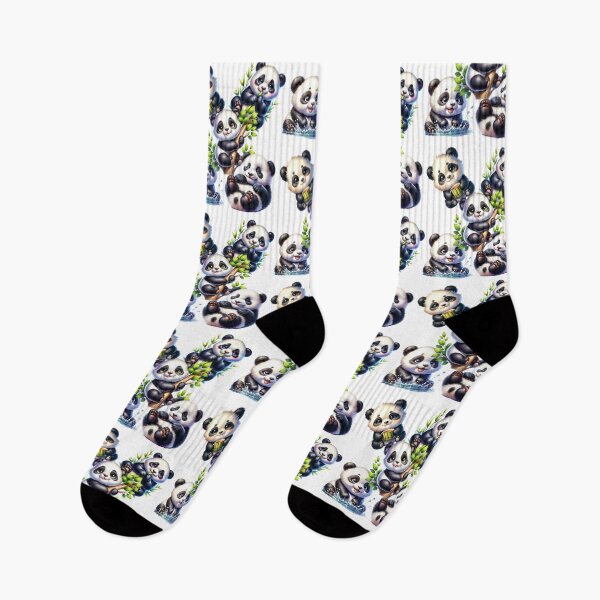 Item preview, Bamboo Babies – Cute Panda Squad designed and sold by Szpaku desart .