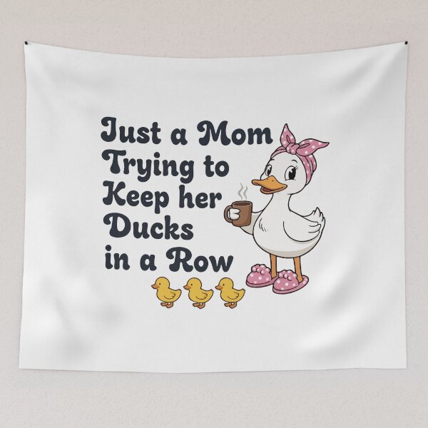 Item preview, Mom trying to keep ducks in a row designed and sold by HandicraftArt.