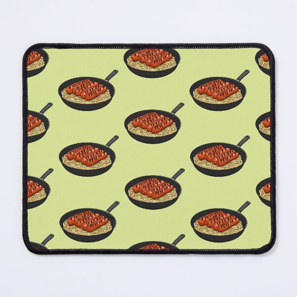 Item preview, Grilled sausage with sauerkraut in a pan designed and sold by sakurashorty.