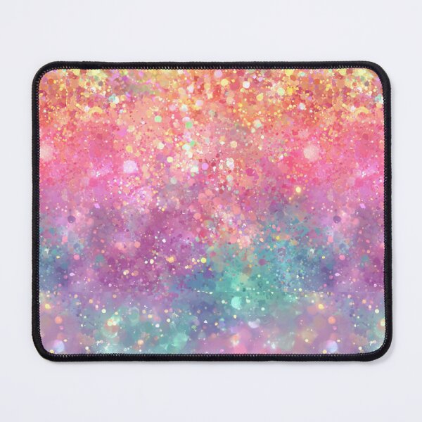 Item preview, Colorful Rainbow Faux Glitter Sparkle Bokeh Pastel Aesthetic designed and sold by Nyx Creates.