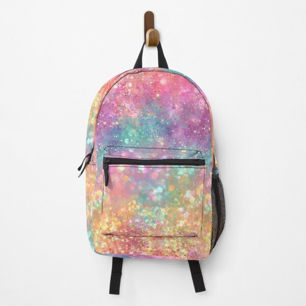 Item preview, Colorful Rainbow Faux Glitter Sparkle Bokeh Pastel Aesthetic designed and sold by Nyx Creates.
