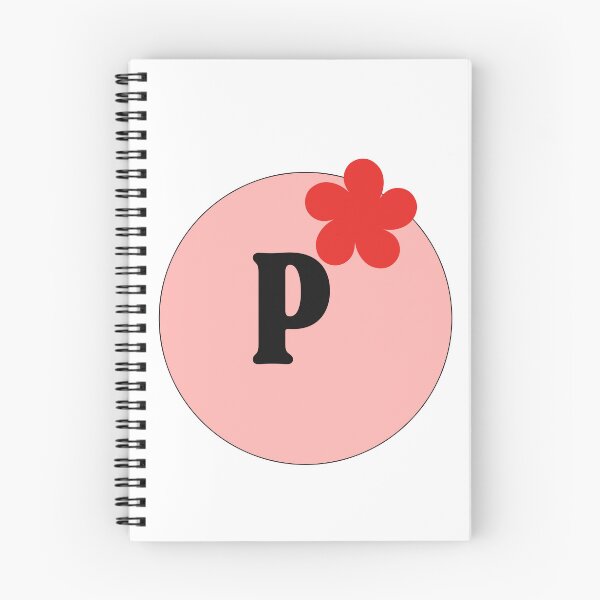 Item preview, inimalist Serif Letter P Icon with Floral Accent designed and sold by Creatby7030.