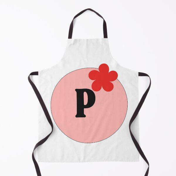 Item preview, inimalist Serif Letter P Icon with Floral Accent designed and sold by Creatby7030.