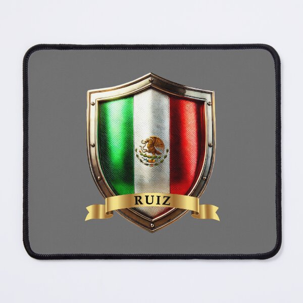 Item preview, Ruiz Mexico National Heritage Shield designed and sold by Highlandkings.