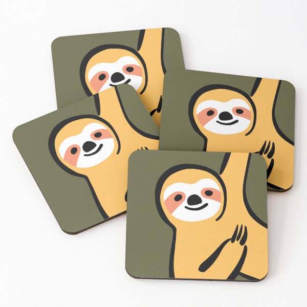 Item preview, Isolated Orange Sloth for Close Up Graphics designed and sold by ATGFC.