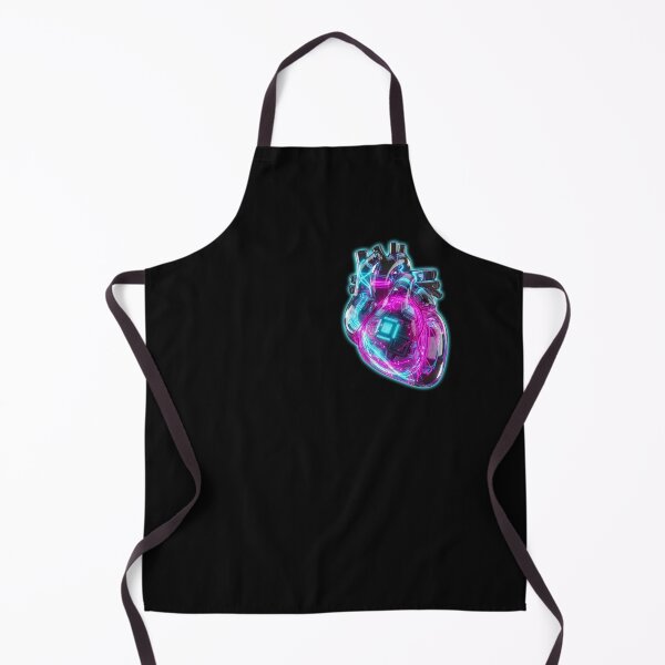 Item preview, Cybernetic Heart Neon Circuit Anatomy designed and sold by powersunlight.
