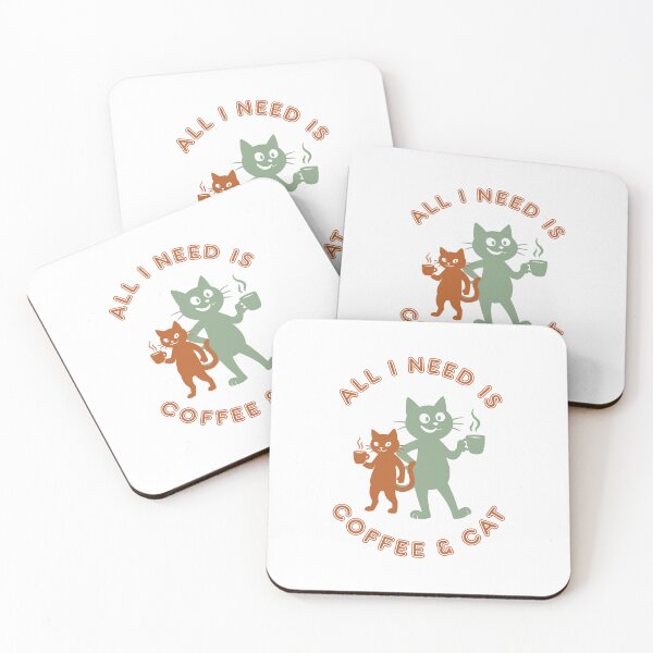 Item preview, All what I need is a coffee & cat t-shirt designed and sold by BoldMarks.