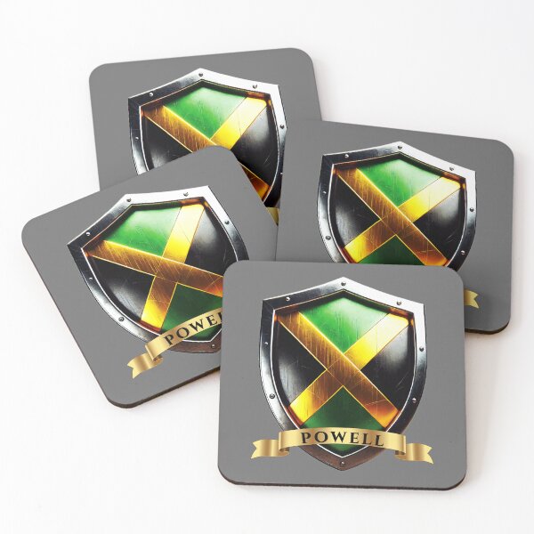 Item preview, Powell Jamaica Surname Shield designed and sold by Highlandkings.