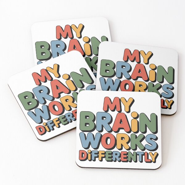 Item preview, My Brain Works Differently designed and sold by theartfulaspie.