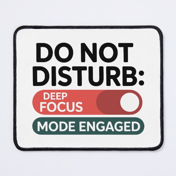 Item preview, Do Not Disturb Deep Focus Mode Engaged designed and sold by theartfulaspie.