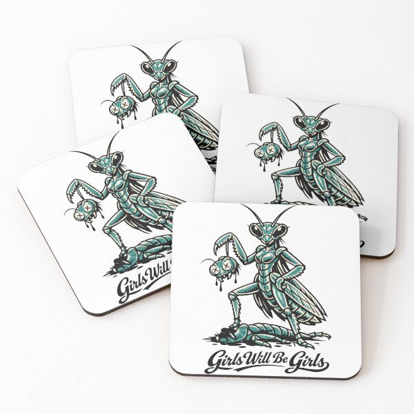 Item preview, Girls Will Be Girls Praying Mantis Funny designed and sold by will freed18.