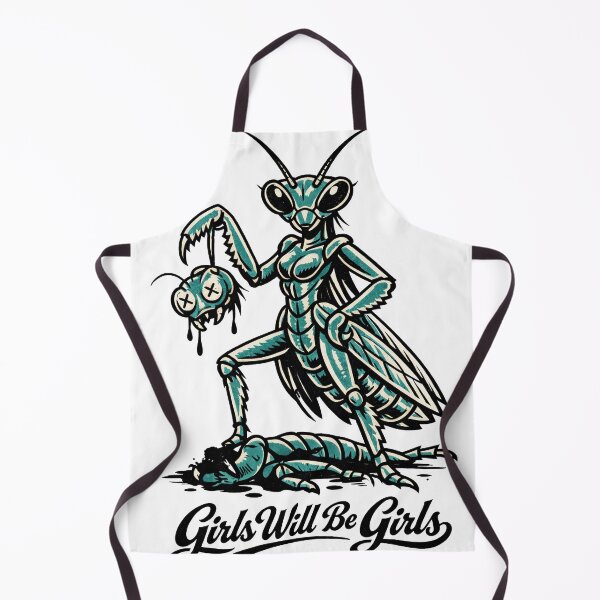 Item preview, Girls Will Be Girls Praying Mantis Funny designed and sold by will freed18.