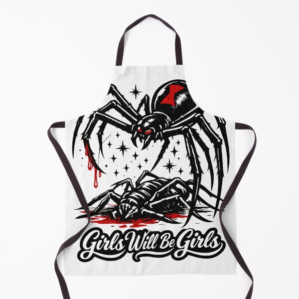 Item preview, Dark Gothic Spider Girls Will Be Girls Creepy Horror designed and sold by will freed18.