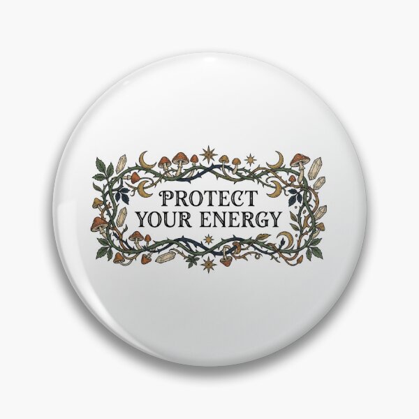 Item preview, Protect Your Energy - Vintage Occult Botanical Art designed and sold by MiaStyleStudio.