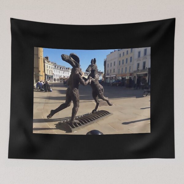 Item preview, Hare and Rabbit Sculpture Cirencester Street Art Scene designed and sold by TheMarketplaceworld.