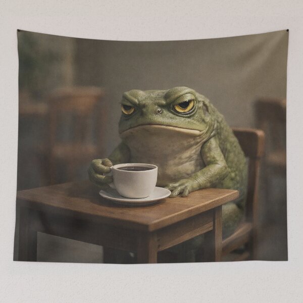 Item preview, Grumpy Frog Coffee Break designed and sold by Pixel Junkies Studio.
