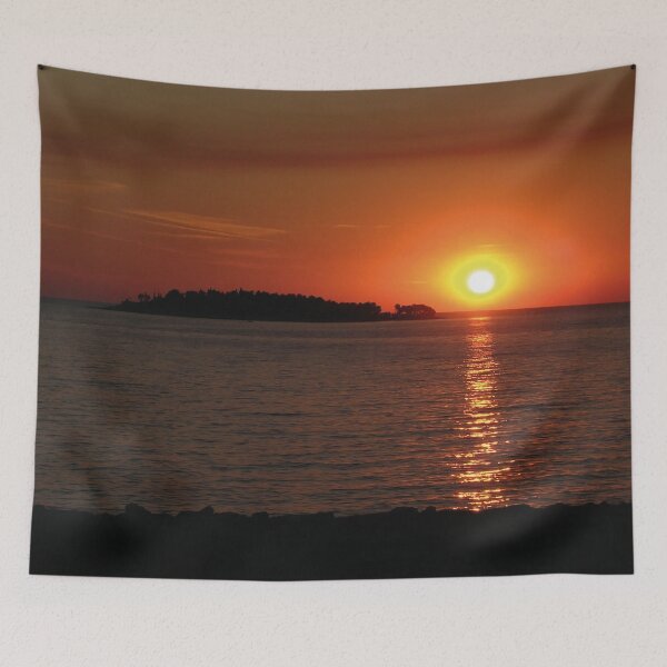 Item preview, Sunset over the Island of St. Catherine in Rovinj, Croatia designed and sold by CheekyChameleon.