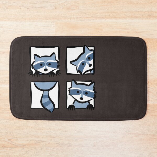 Item preview, Raccoons in Windows designed and sold by ATGFC.