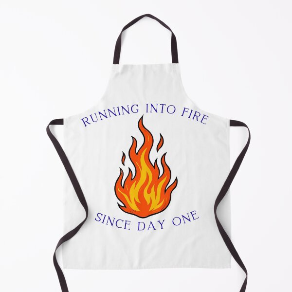 Item preview, Running Into Fire Since Day One – Firefighter Courage Design designed and sold by DreamLayerStudio.