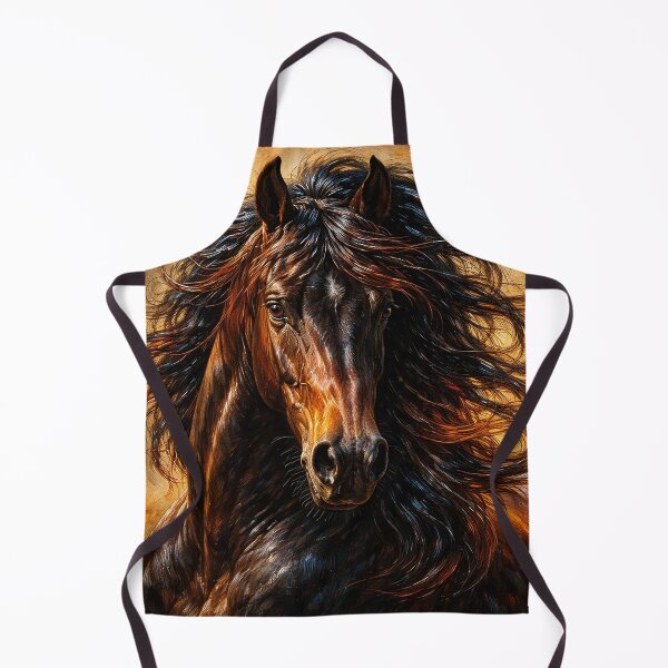 Item preview, Fiery Spirit Horse Portrait designed and sold by Pixel Junkies Studio.