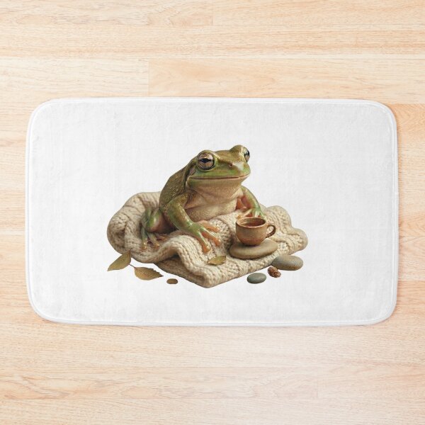Item preview, Sweater Weather - Cozy Autumn Frog & Tea designed and sold by Arts Paradise.