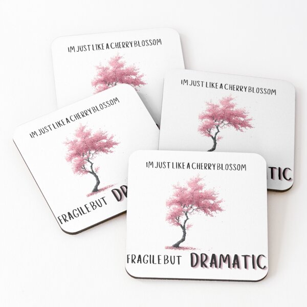 Item preview, I'm Just Like a Cherry Blossom Fragile But Dramatic designed and sold by LAJdesigns.