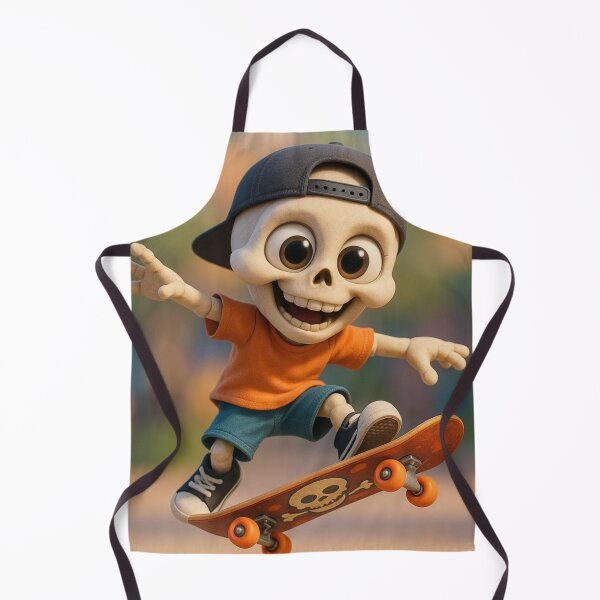 Aperçu de l'œuvre Garçon squelette skateur créée et vendue par Sillytoe.