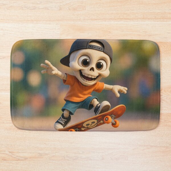 Item preview, Skater Skeleton Boy designed and sold by Sillytoe.