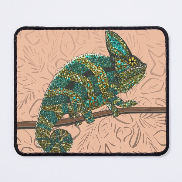 Item preview, veiled chameleon peach designed and sold by scrummy.
