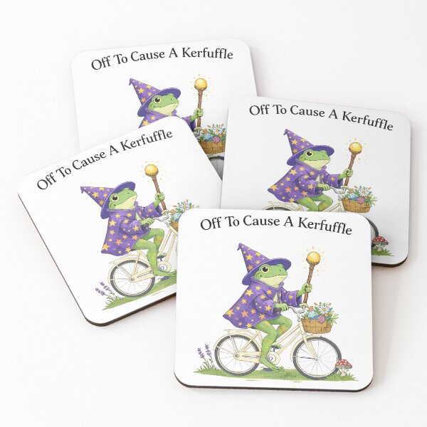 Item preview, Off To Cause A Kerfuffle Groundhog Funny Frog Humor designed and sold by will freed18.