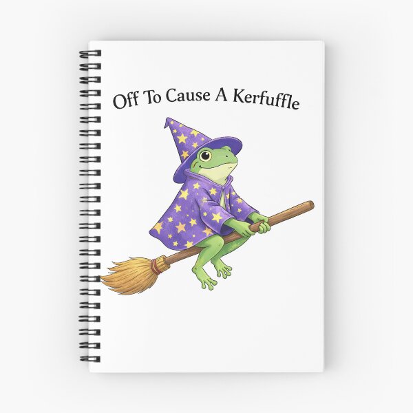Item preview, Off To Cause A Kerfuffle Groundhog Funny Frog  designed and sold by will freed18.